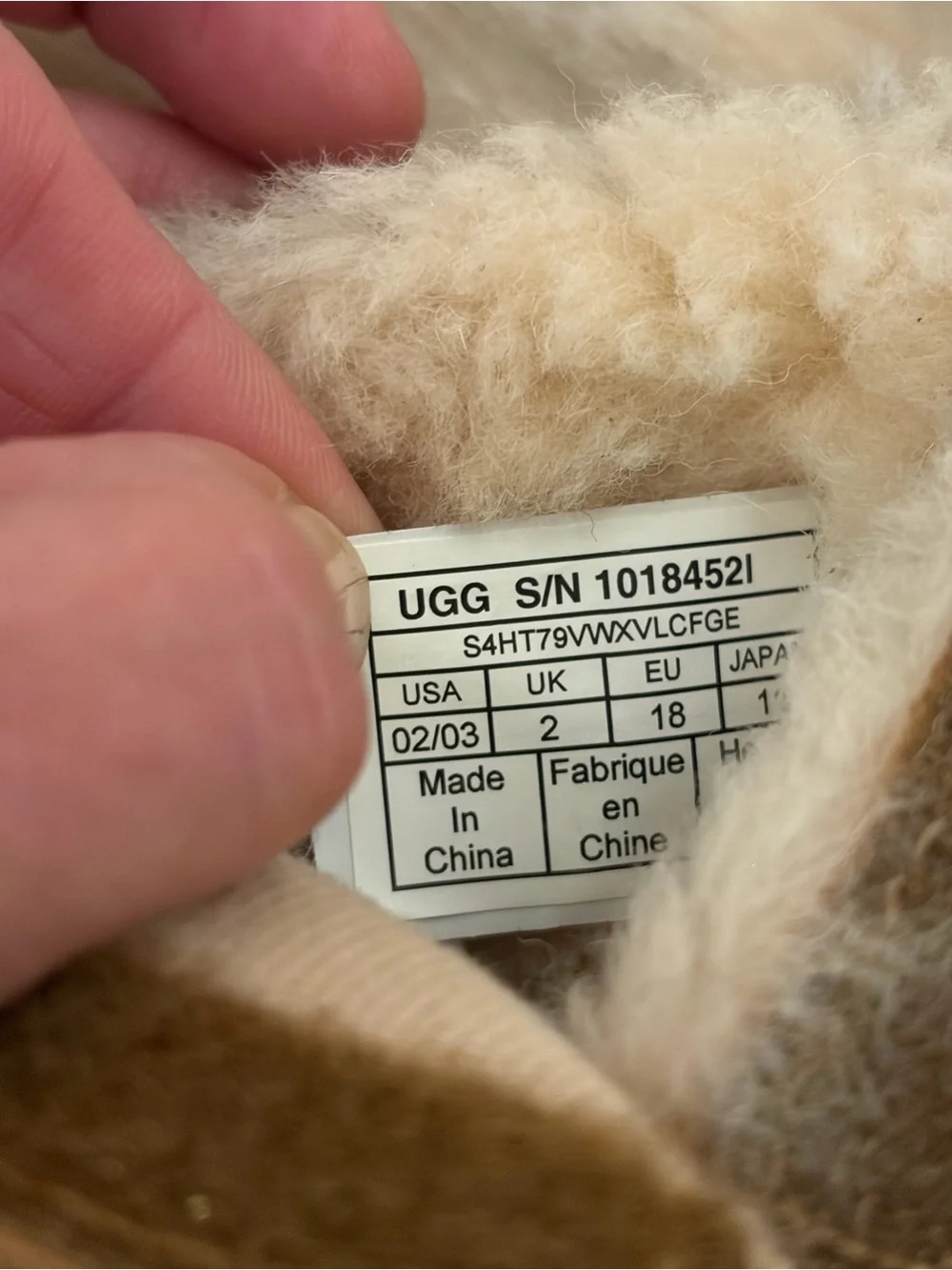 UGG Jesse Bow II Boot Infants Chestnut 6-12 months Small